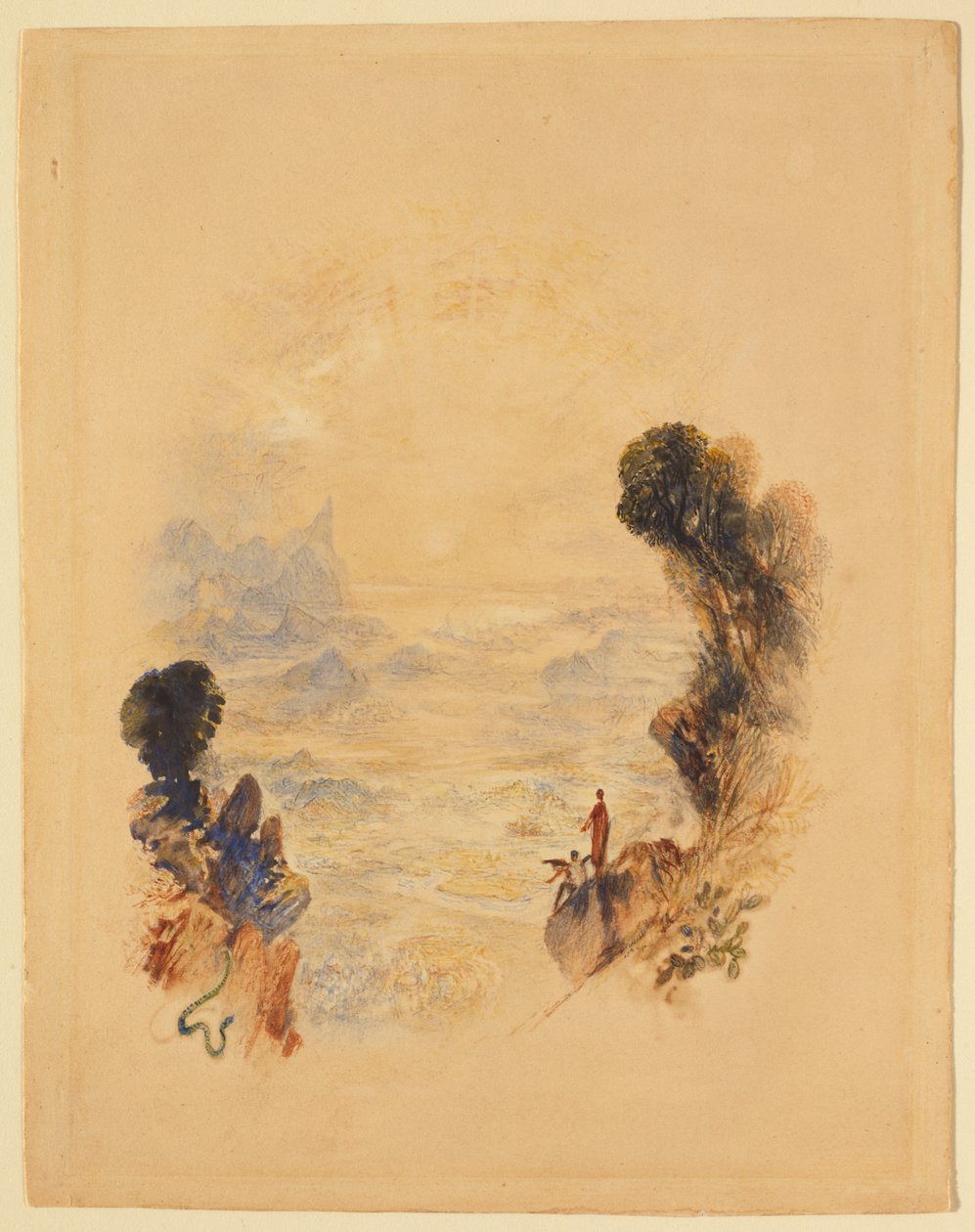 Kristi fristelse på fjellet av Joseph Mallord William Turner