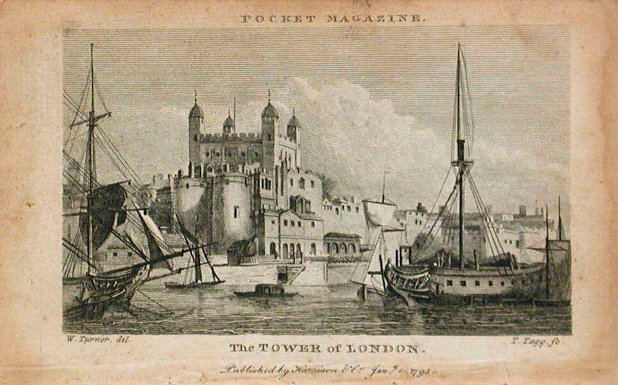 Tower of London av Joseph Mallord William Turner