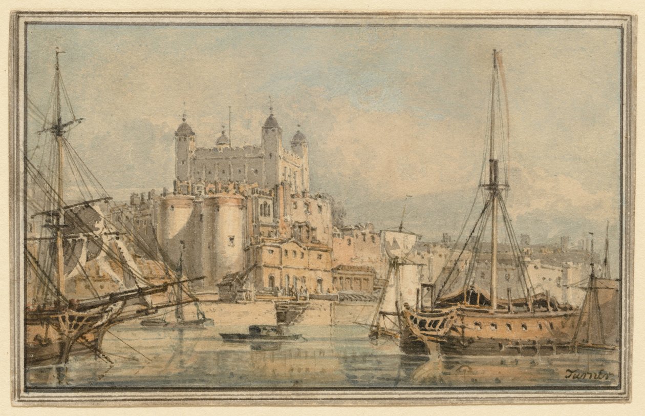 Tower of London av Joseph Mallord William Turner