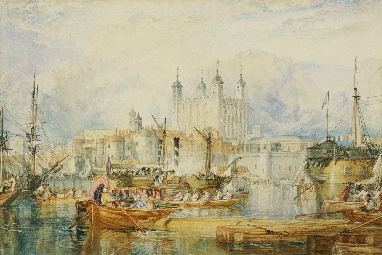 Tower of London, ca. 1825 av Joseph Mallord William Turner