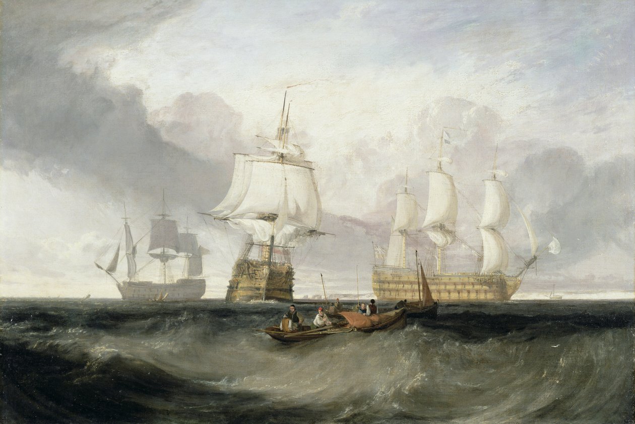 "Seieren" på vei tilbake fra Trafalgar av Joseph Mallord William Turner