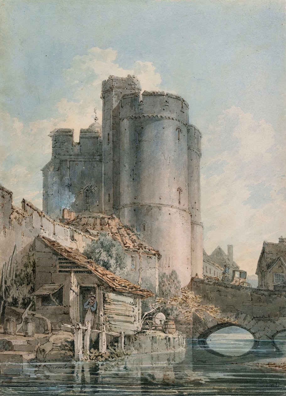 Vestporten, Canterbury, Kent av Joseph Mallord William Turner