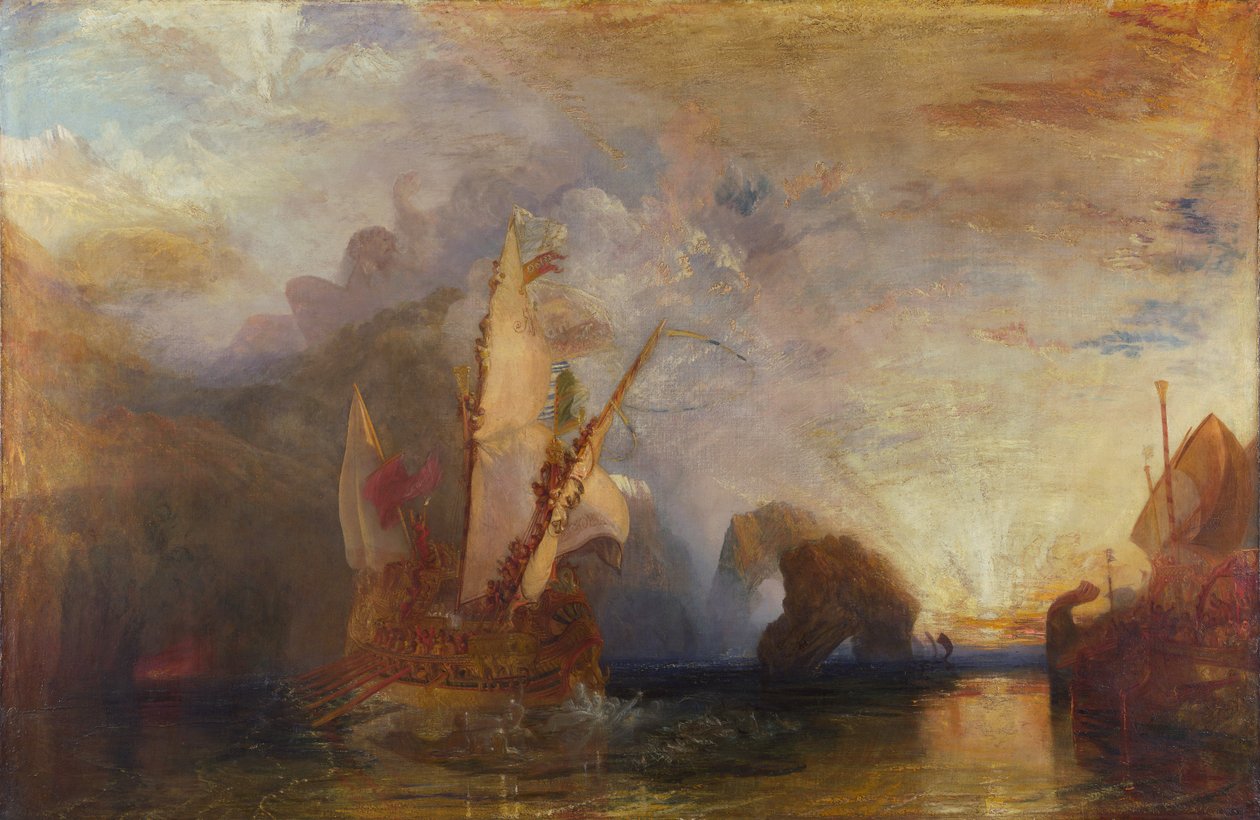 Ulysses spotter Polyphemus av Joseph Mallord William Turner