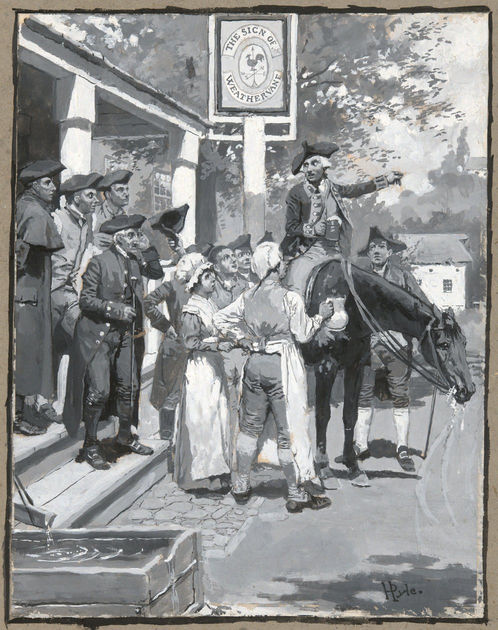 Øvre Reichenbach-fall: regnbue av Joseph Mallord William Turner