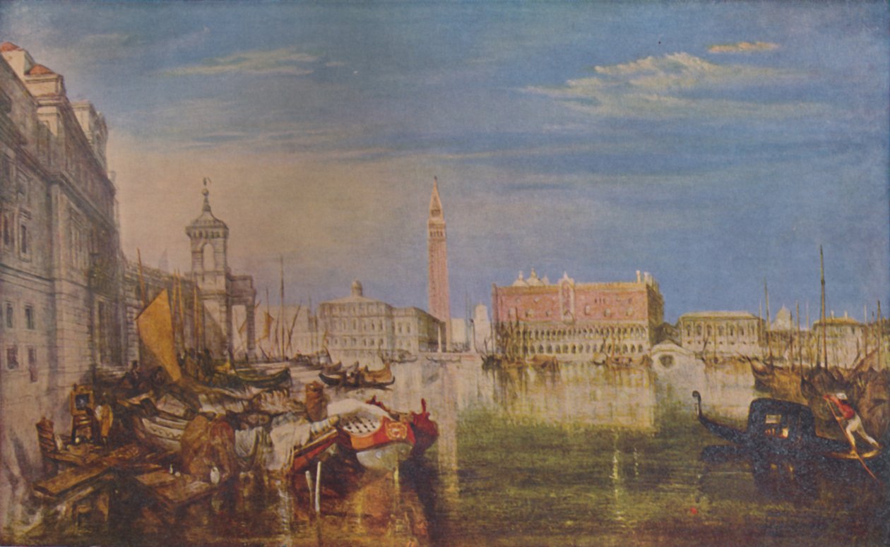 Venezia-Canaletti-maleri, c1833, 1925. av Joseph Mallord William Turner