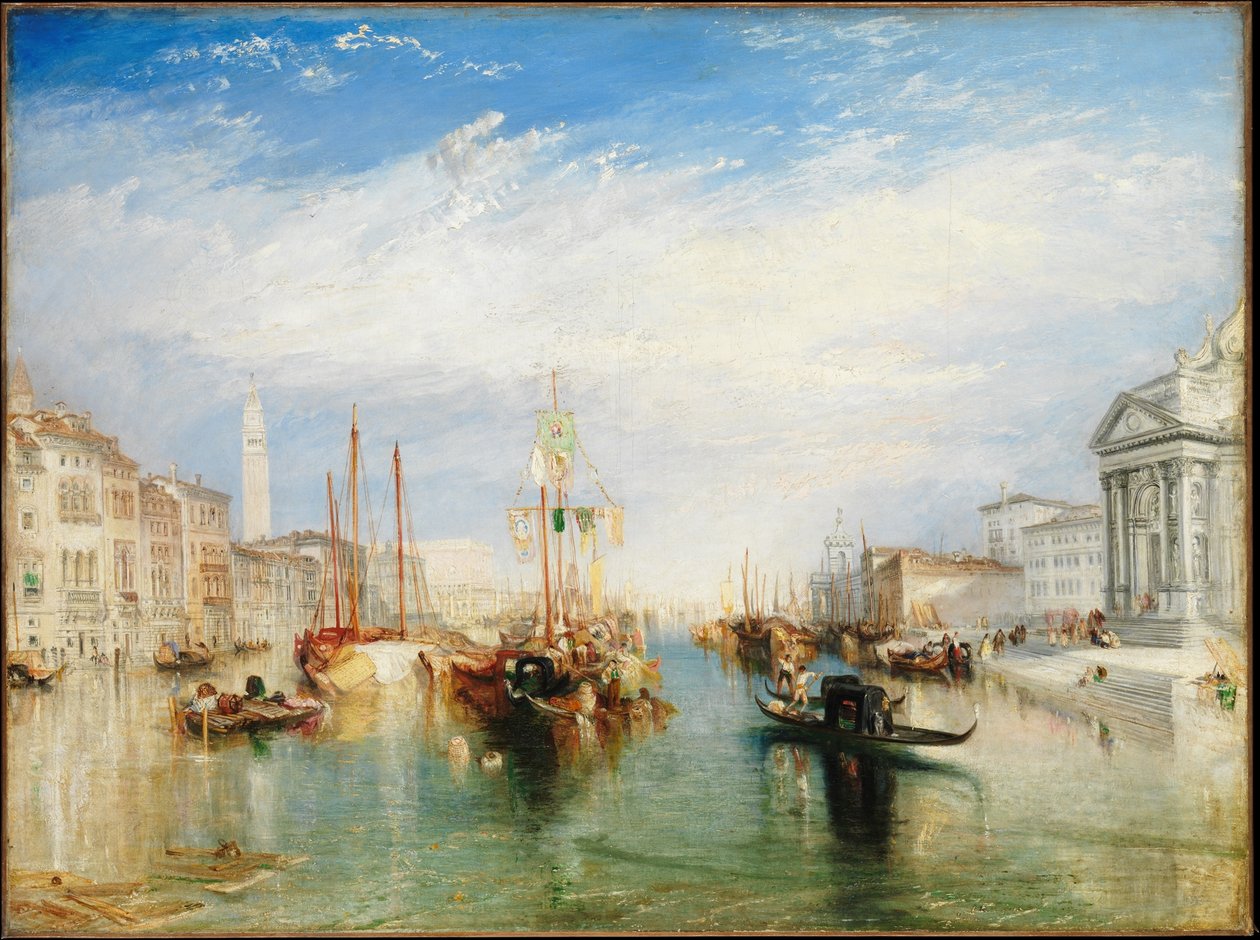 Venezia, fra verandaen til Madonna della Salute av Joseph Mallord William Turner