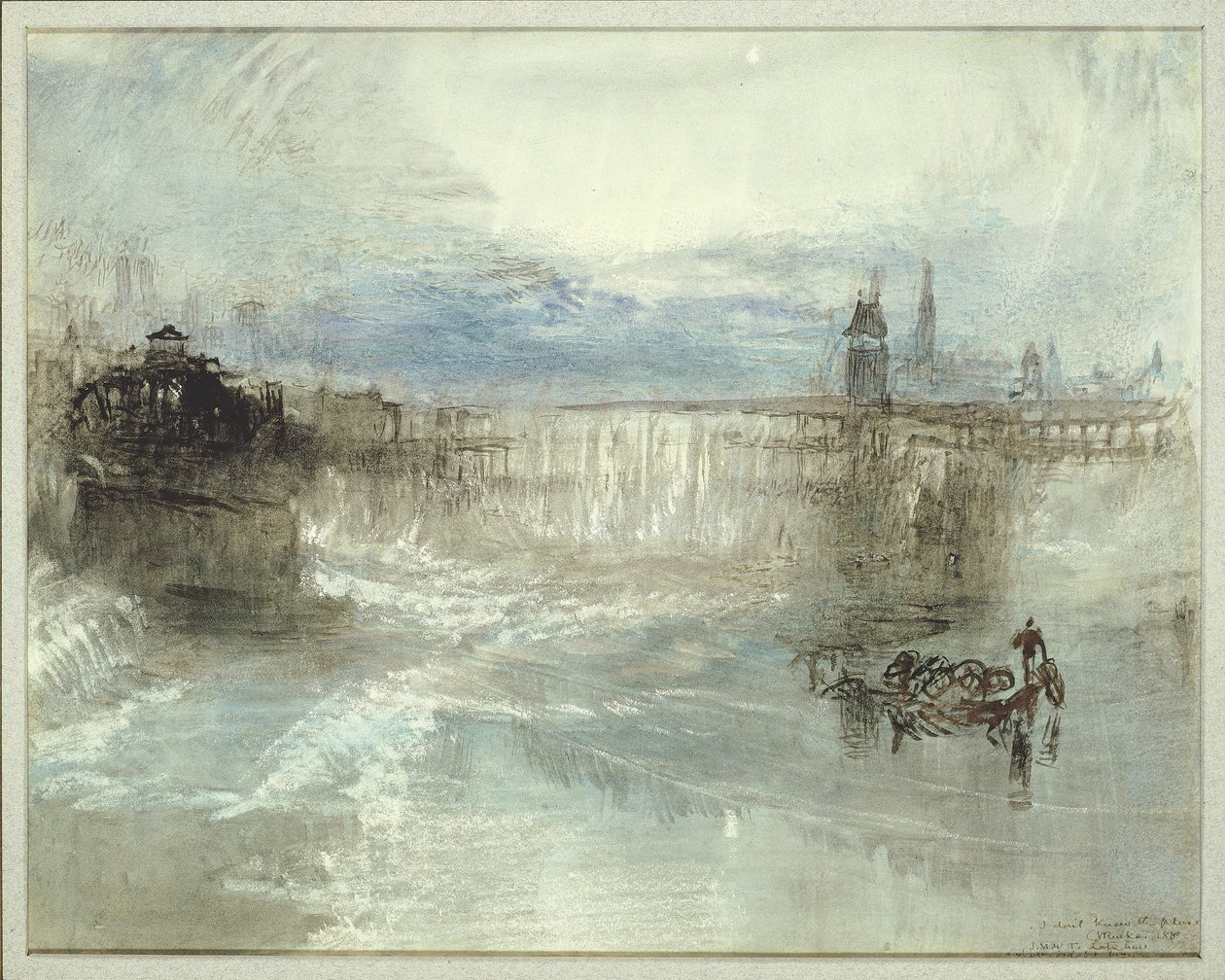 Utsikt over Luzern, 1840-41 av Joseph Mallord William Turner