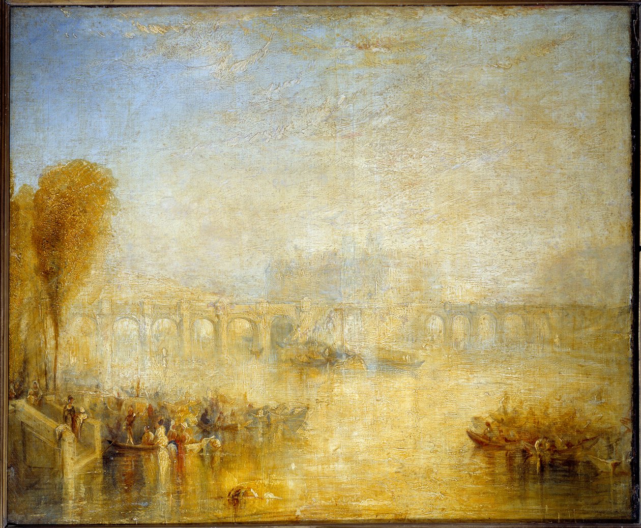 Utsikt over Pont Neuf i Paris i 1819 Maleri av Joseph William Turner (1775-1851) av Joseph Mallord William Turner
