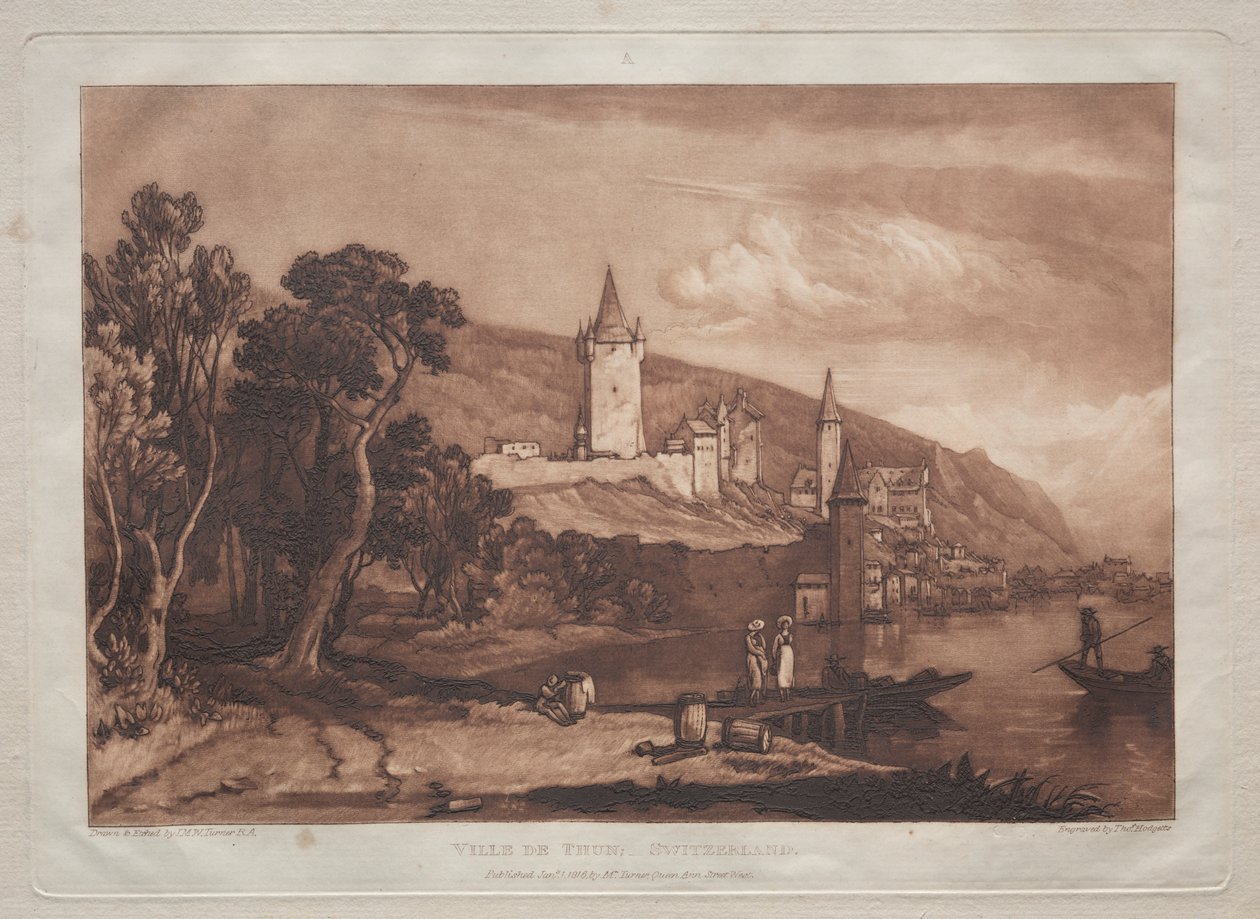 Byen Thun av Joseph Mallord William Turner