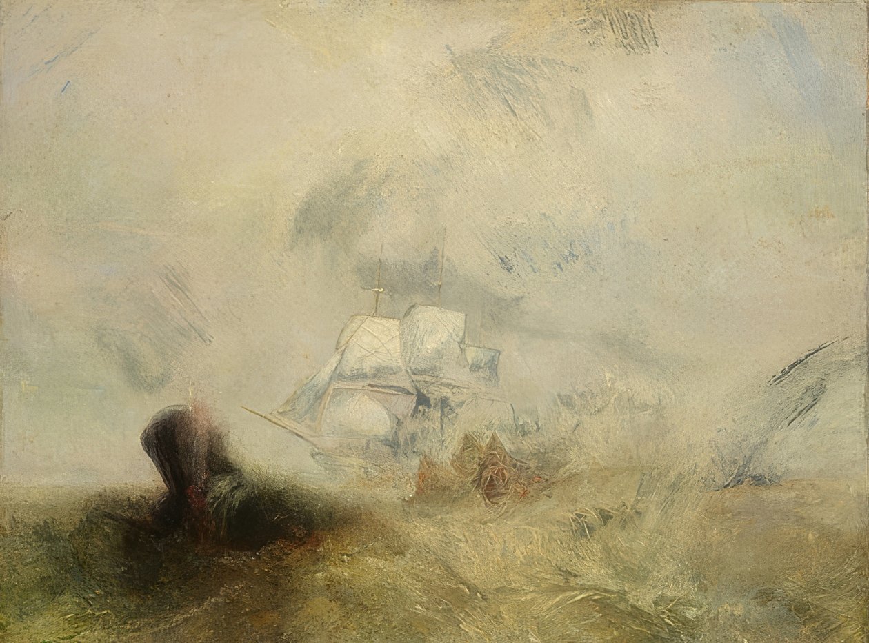 Walfänger. en 1845 av Joseph Mallord William Turner