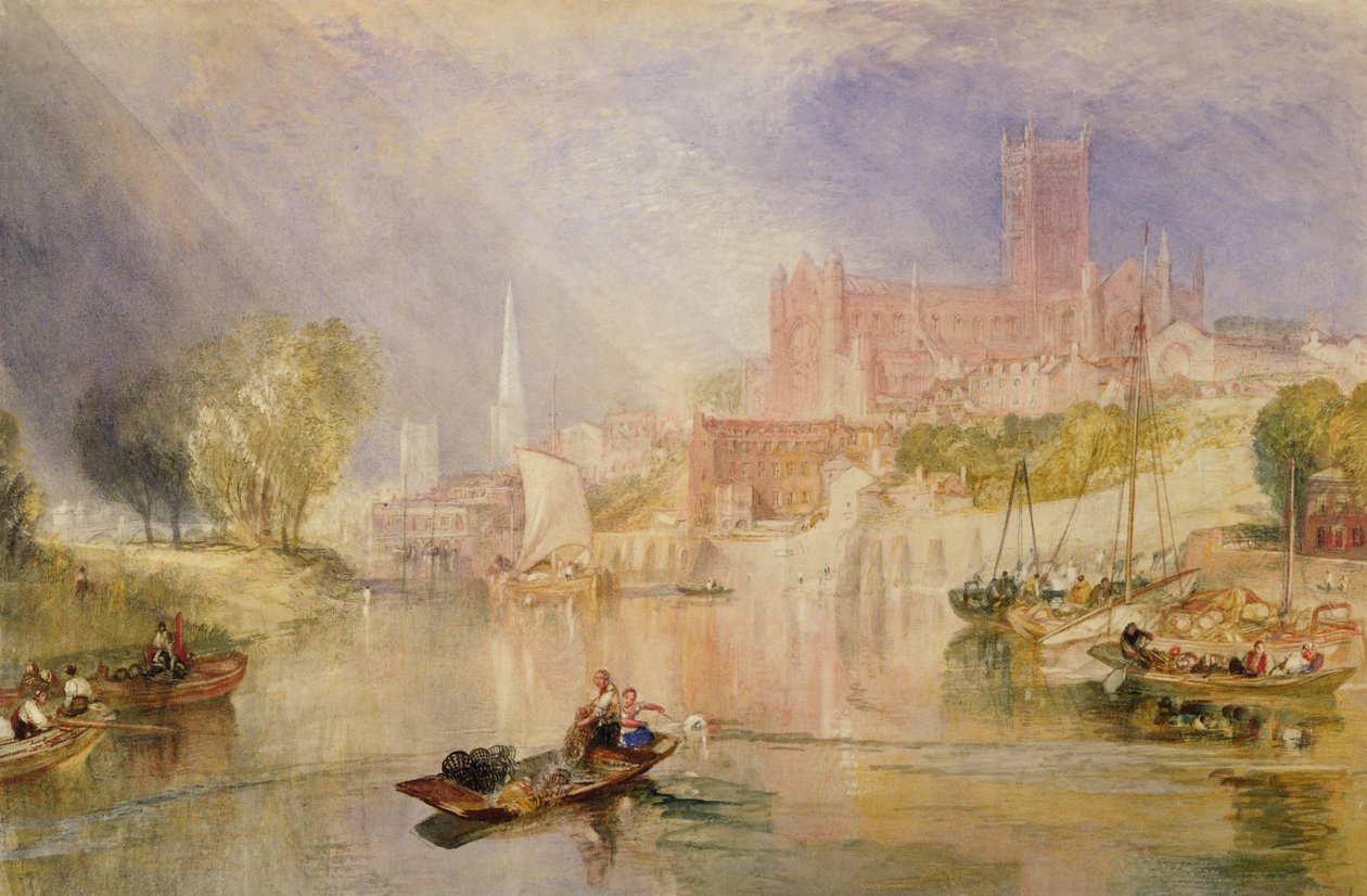 Worcester, ca. 1833 av Joseph Mallord William Turner
