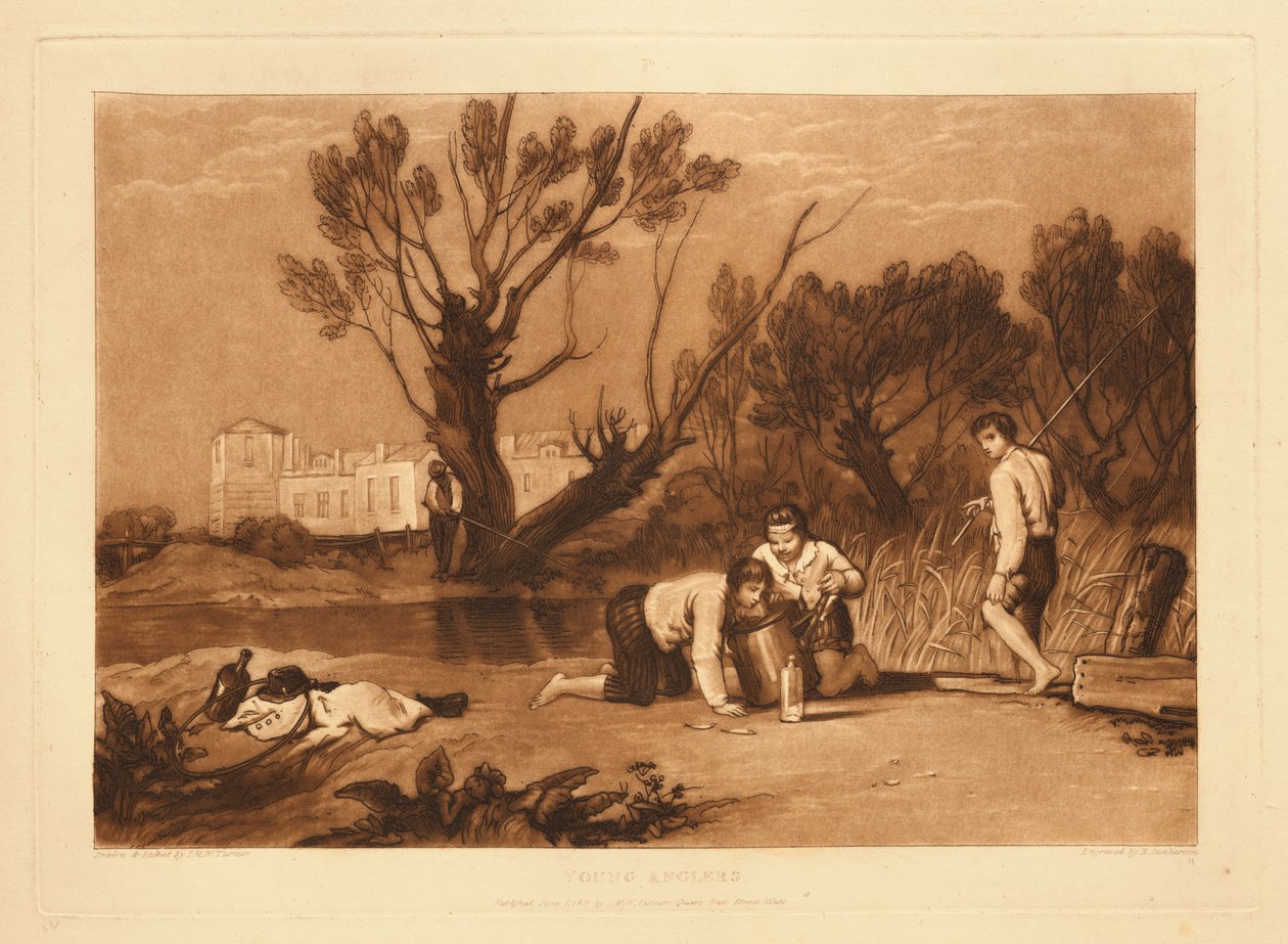 Unge sportsfiskere av Joseph Mallord William Turner