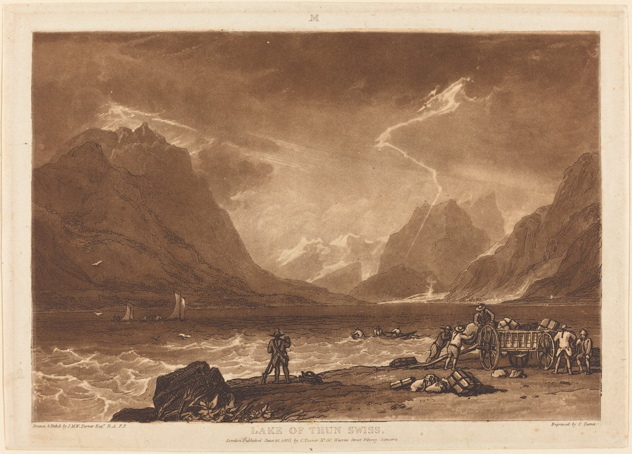 Thunsjøen av Joseph Mallord William Turner and Charles Turner