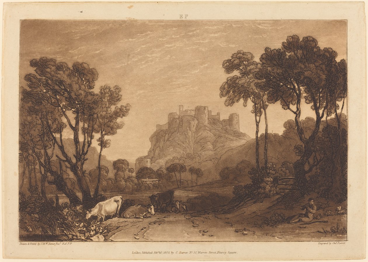 Slottet over engene av Joseph Mallord William Turner and Charles Turner