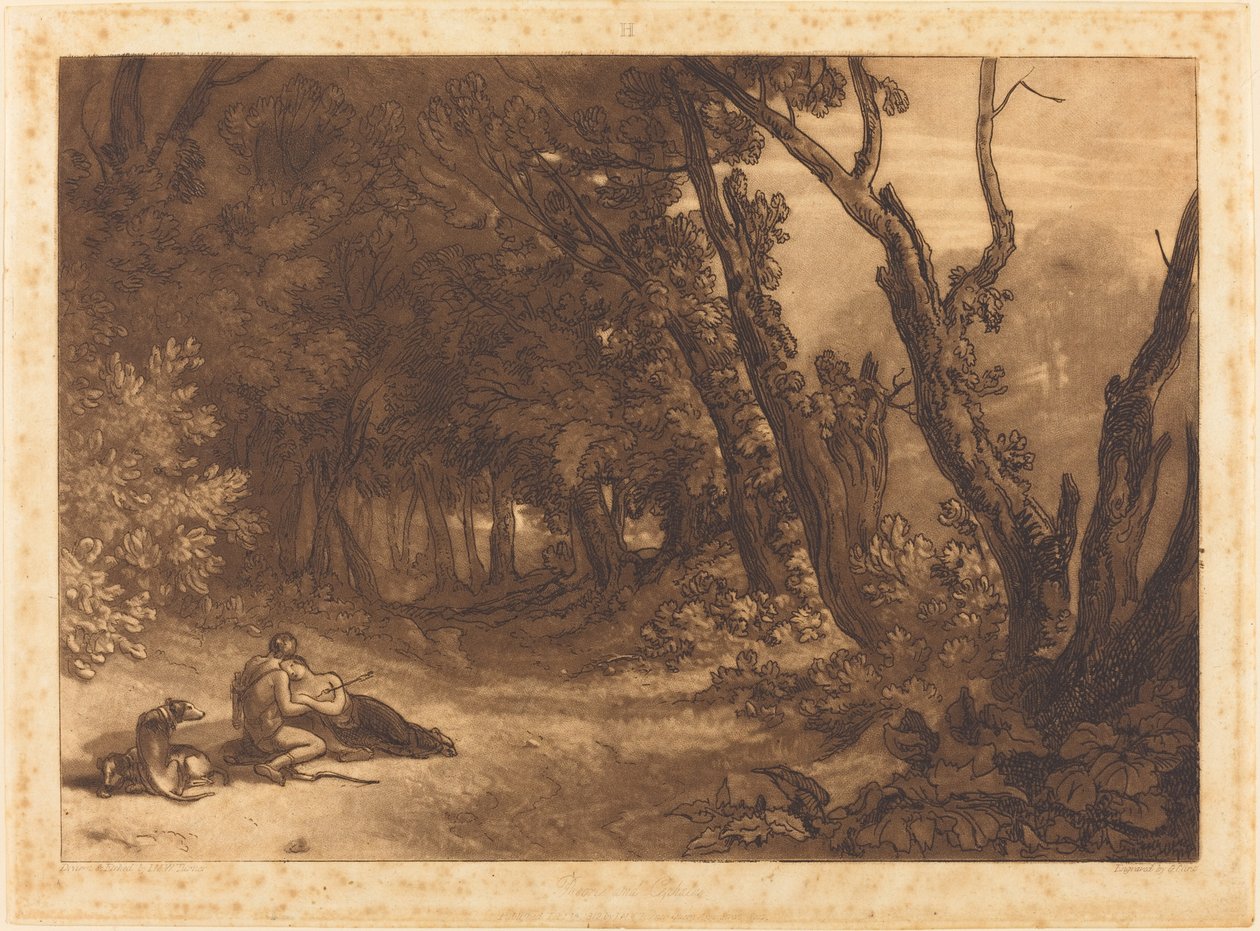 Procris og Cephalus av Joseph Mallord William Turner and George Clint