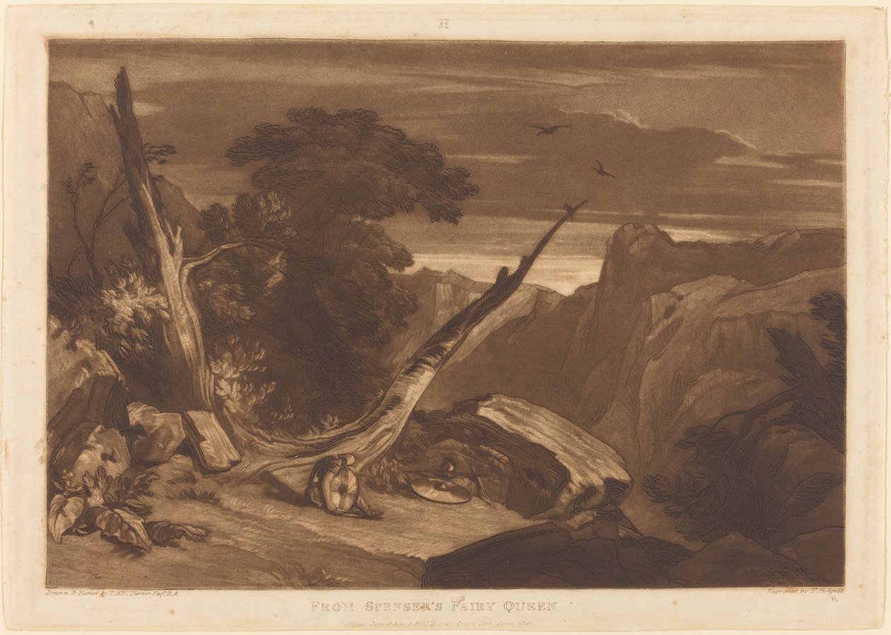 Fra Spensers Fairy Queen av Joseph Mallord William Turner and Thomas Hodgetts