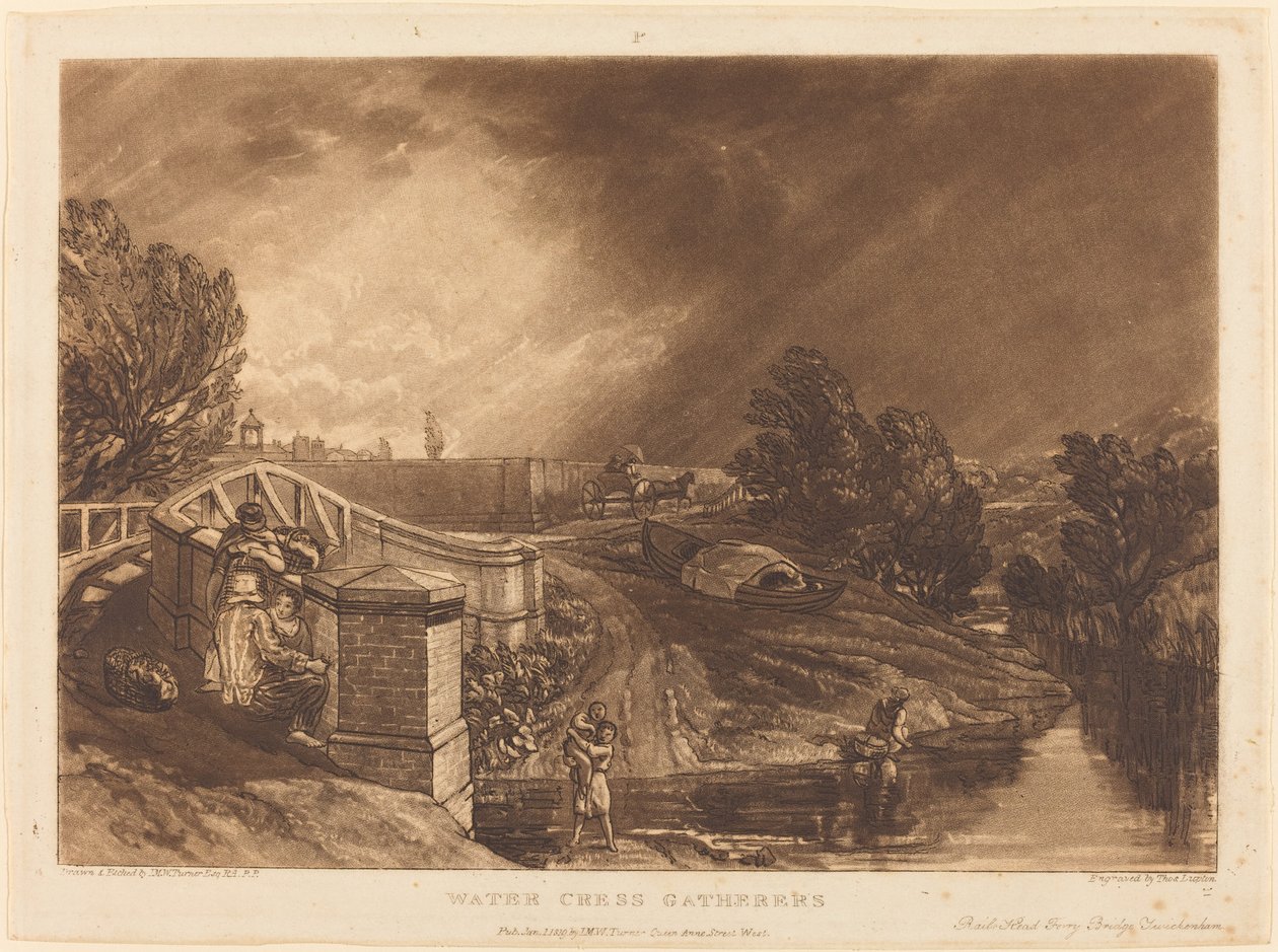 Brønnkarsesamlere av Joseph Mallord William Turner and Thomas Goff Lupton
