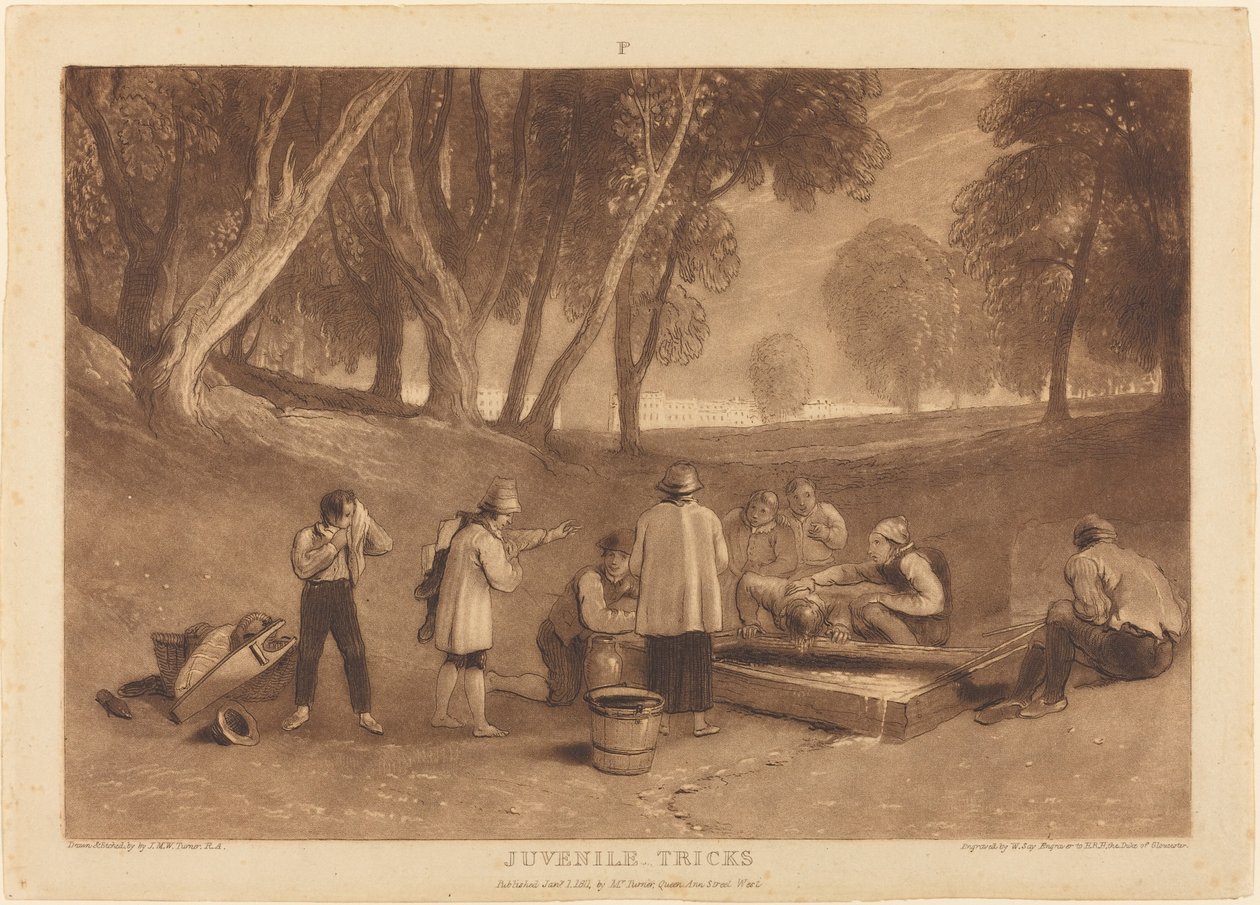 Ungdomstriks av Joseph Mallord William Turner and William Say