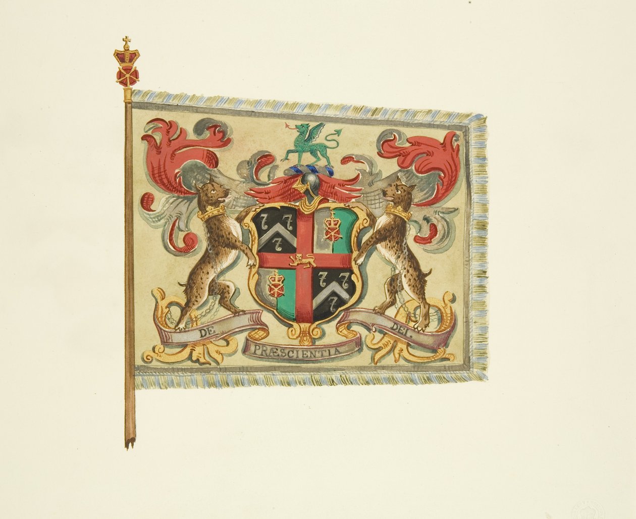 Barberernes og kirurgenes banner, påskrevet 