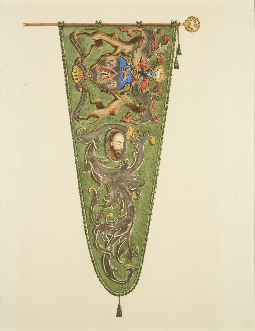 Banner of the Merchant Taylors, påskrevet 