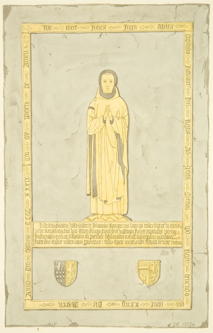 Messing av Sir John Inyn i St Mary Redcliffe (akvarell på papir) av Joseph Manning