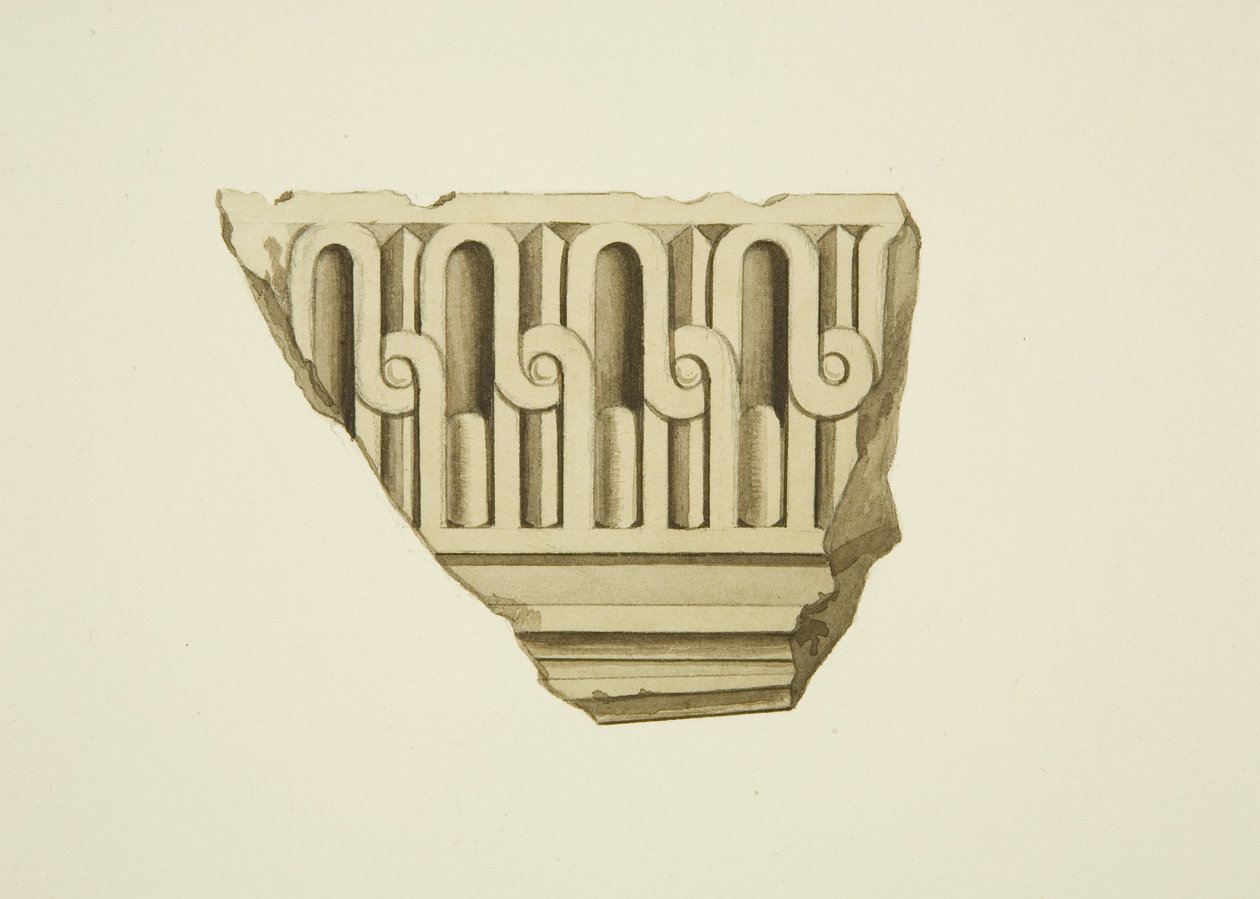 Fragment fra House in Baldwin Street (akvarell på papir) av Joseph Manning