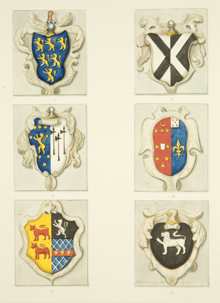 Monumentale våpenskjold i St Philip