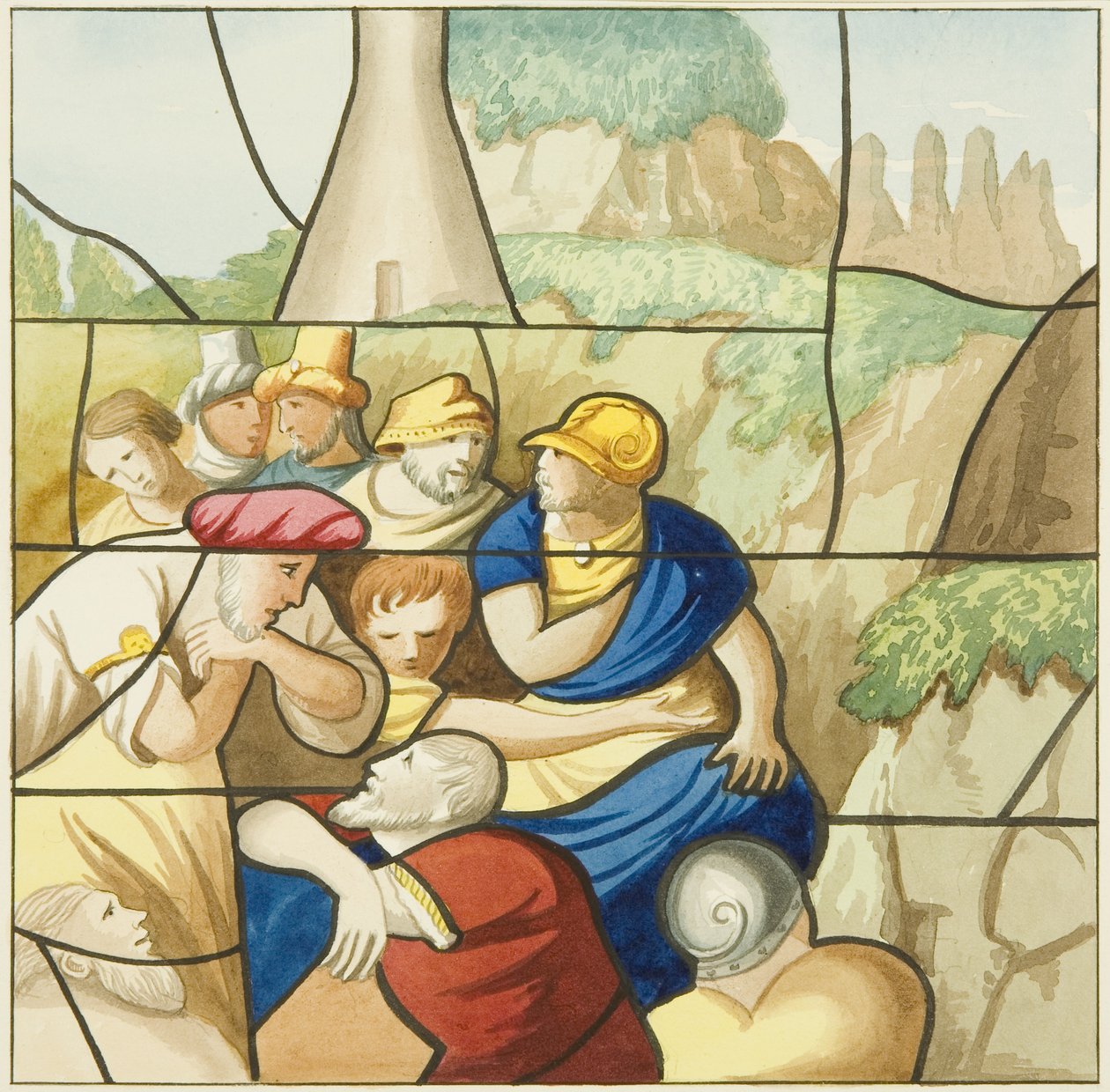 Farget glass i St Mark