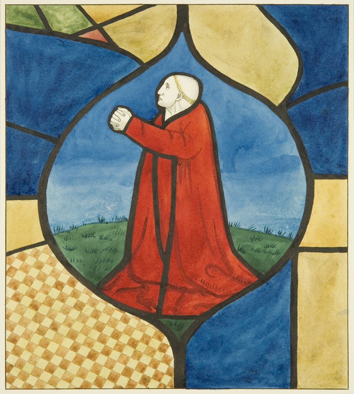 Farget glass i St Mark