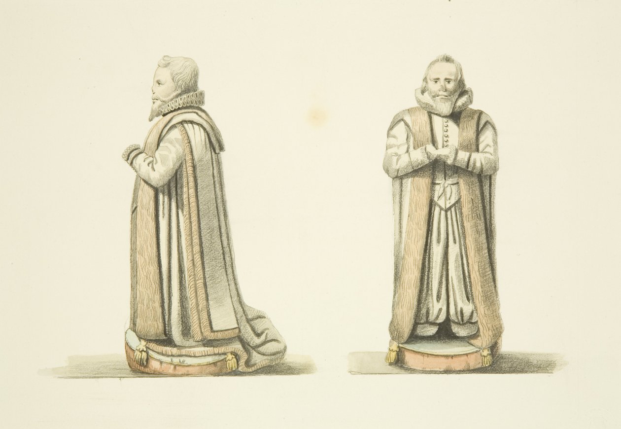 To visninger av bildet av William Swift (akvarell på papir) av Joseph Manning