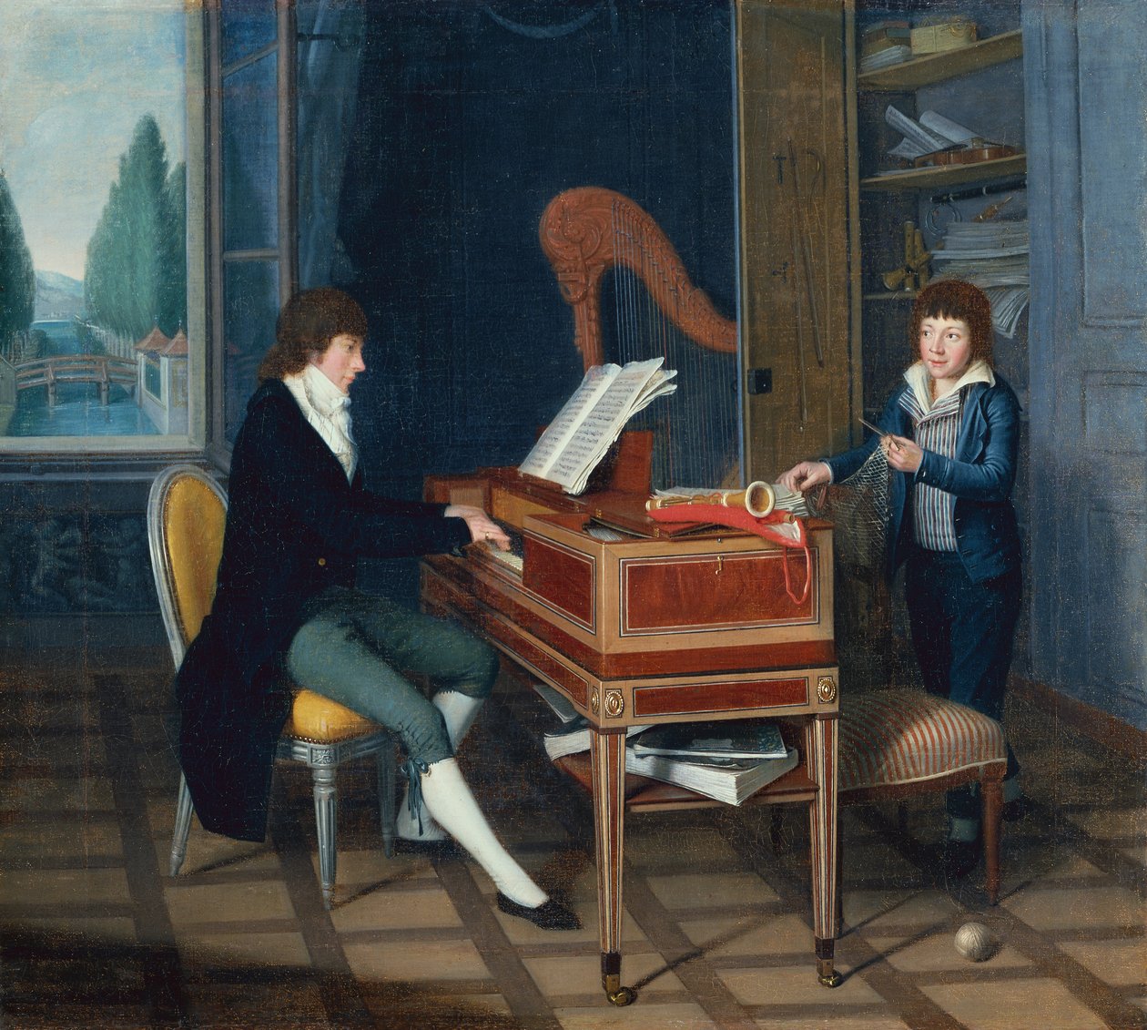 Louis og Alex Doxel av Joseph Marcellin Combette