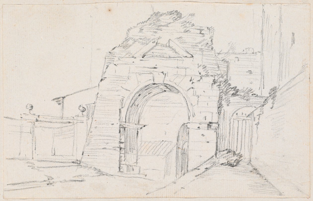 Drususbuen nær Appian Way av Joseph Marie Vien