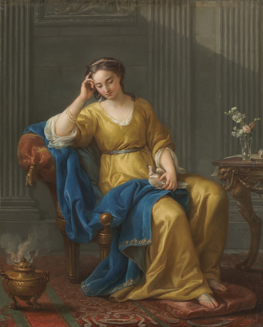 Søt melankoli, 1756 av Joseph Marie Vien