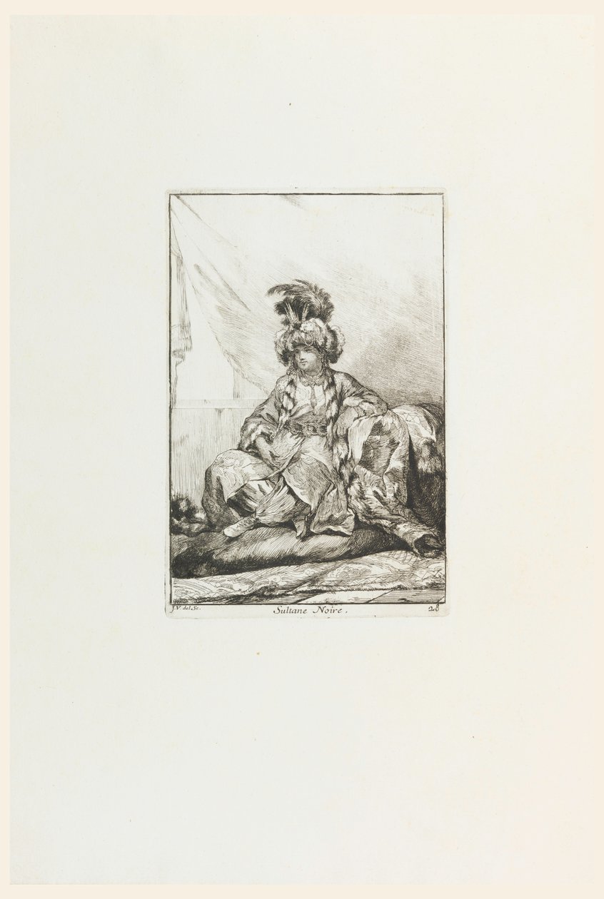 The Black Sultana, plate 28 fra serien The Sultan