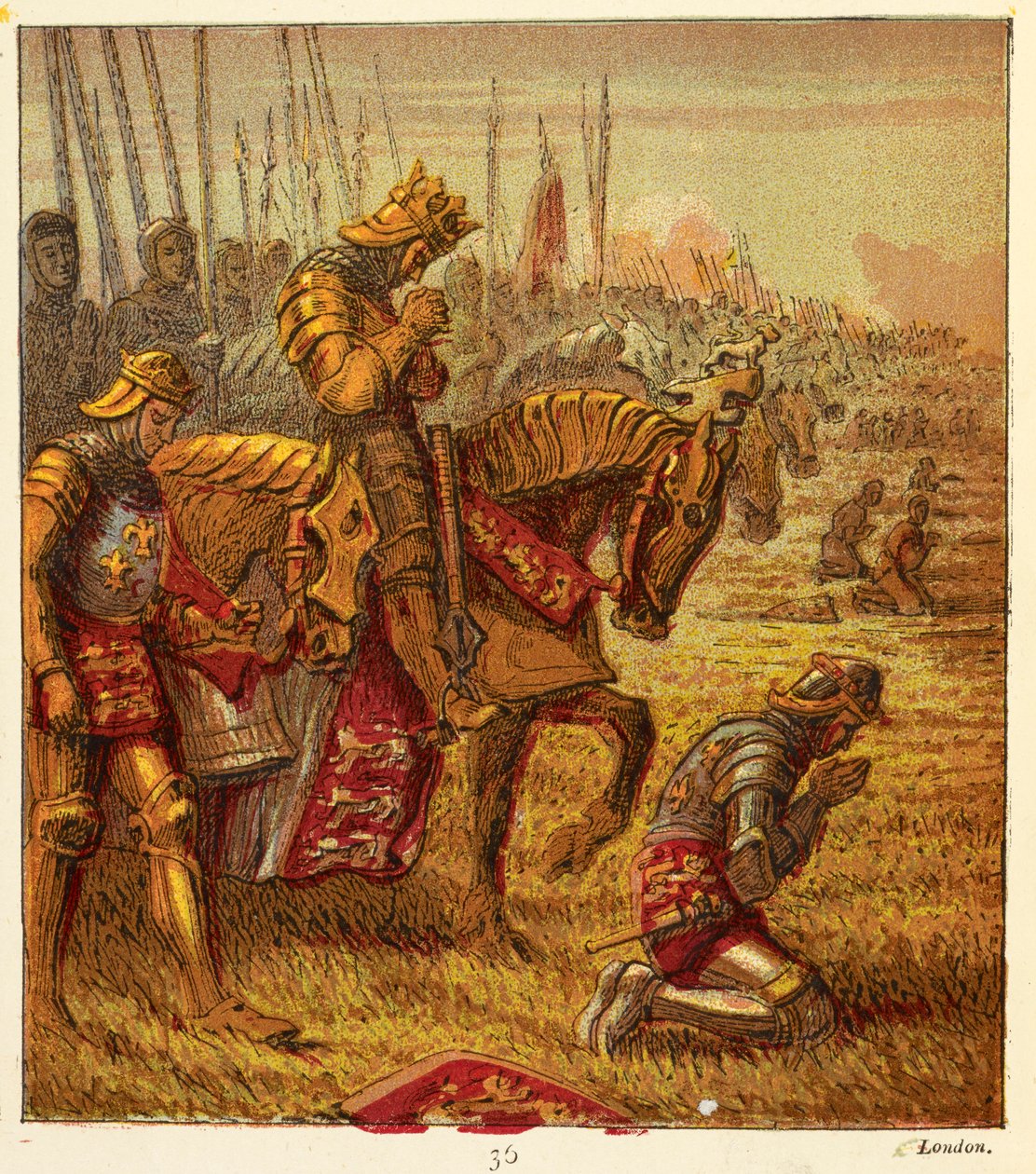 The Wars of the Roses, illustrasjon fra 