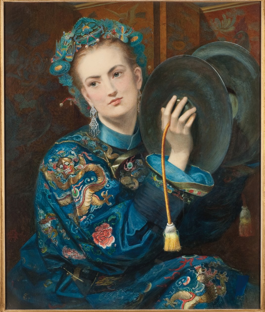 En kvinne i en orientalsk kostyme, 1866 av Joseph Middleton Jopling