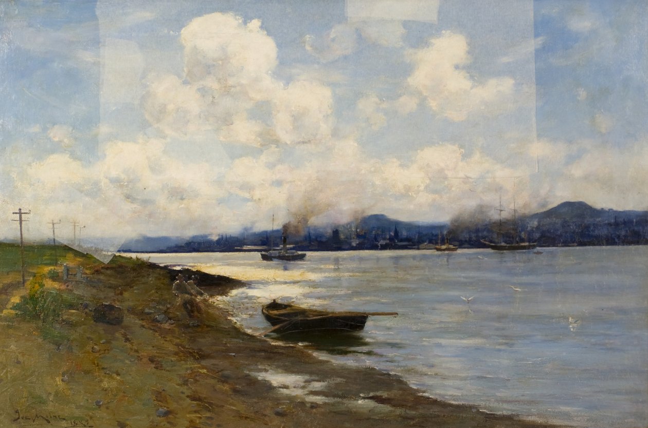 Dundee fra Tayport av Joseph Milne