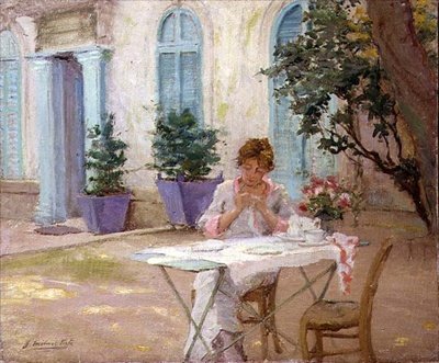 Frokost på terrassen av Joseph Milner Kite