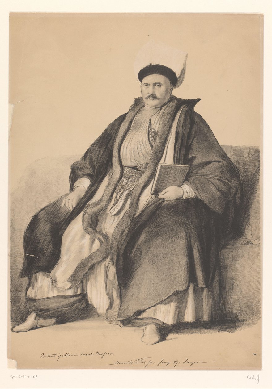 Portrett av Abram Jacob Messir av Joseph Nash