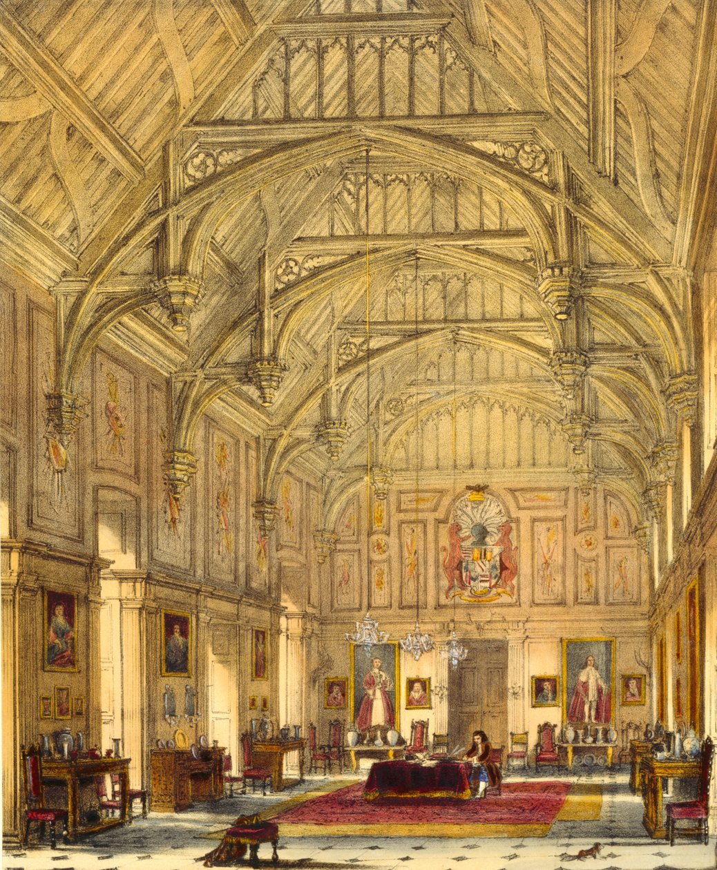 The Grand Hall, Biddington, Surrey, 1600, fra 