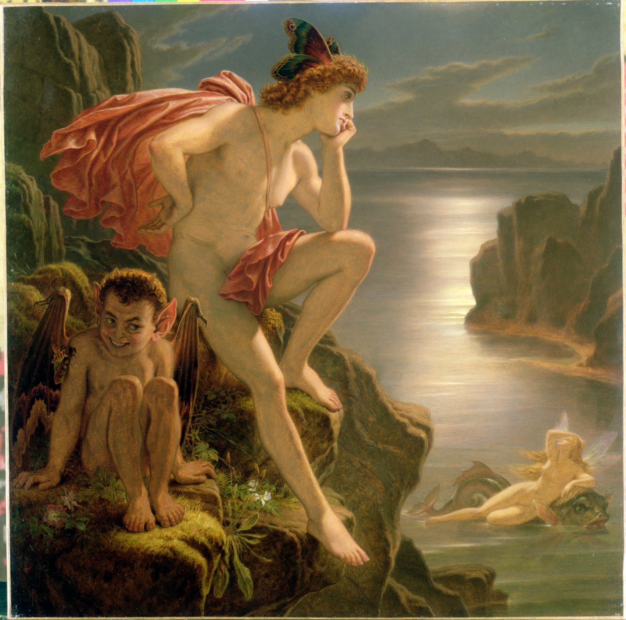 Oberon og havfruen av Joseph Noel Paton