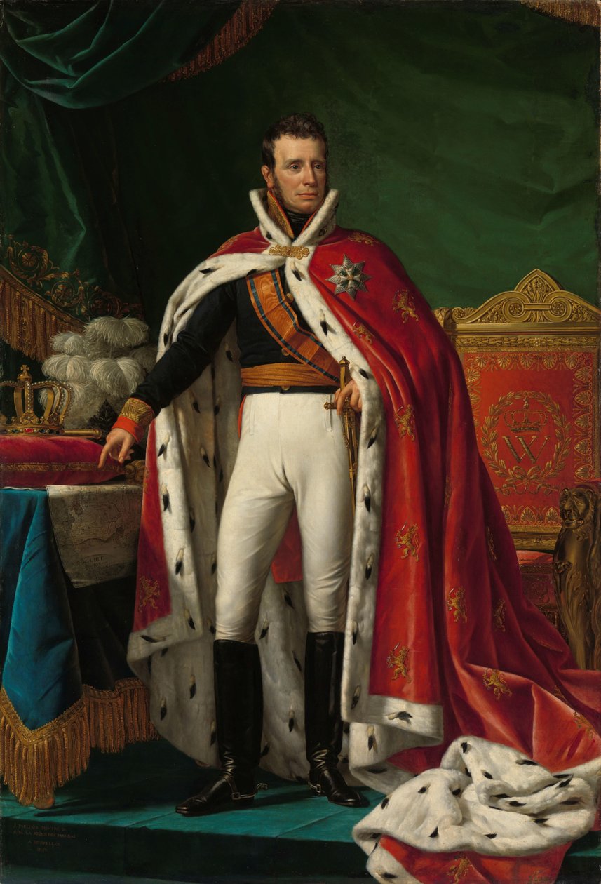 Portrett av William I, konge av Nederland av Joseph Paelinck