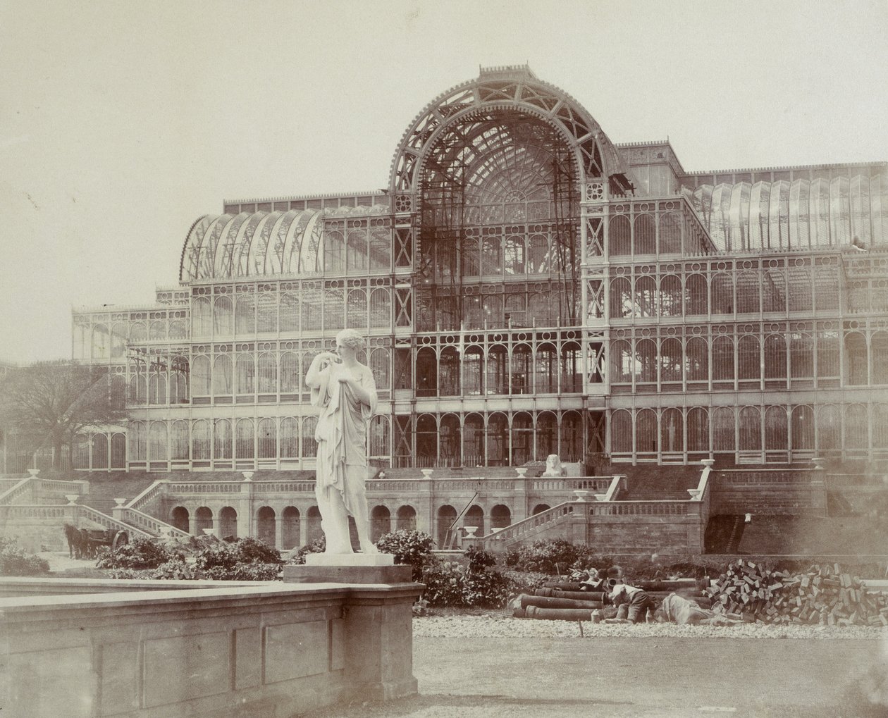 South Transept, fra den andre terrassen, trykt i 