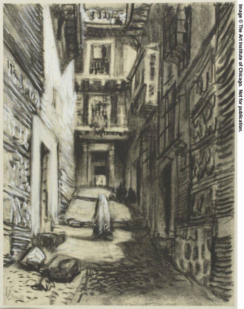 En gate i Toledo av Joseph Pennell