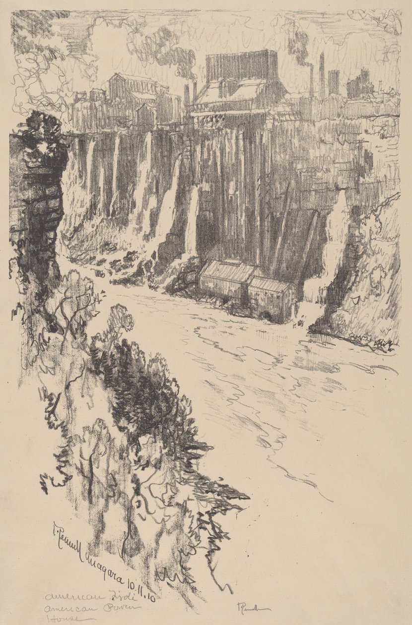Amerikansk Tivoli av Joseph Pennell