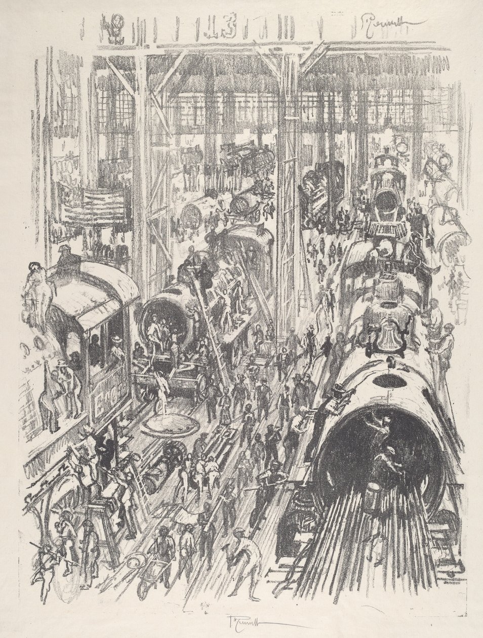 Bygge motorer for de allierte av Joseph Pennell