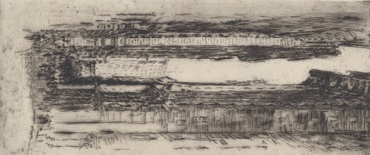 Canyon, nr. III, 1904. av Joseph Pennell