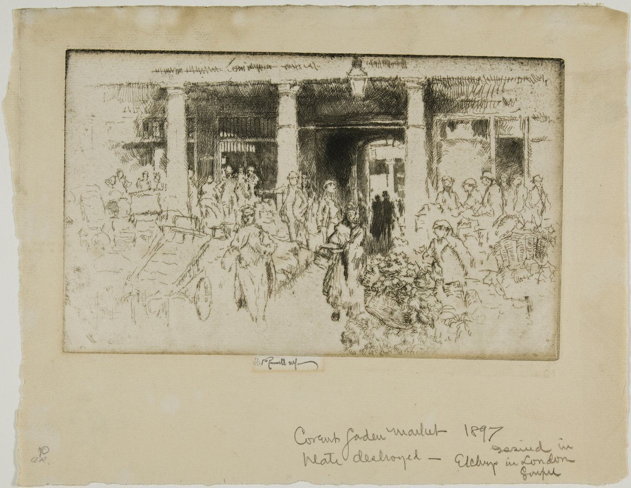 Covent Garden av Joseph Pennell