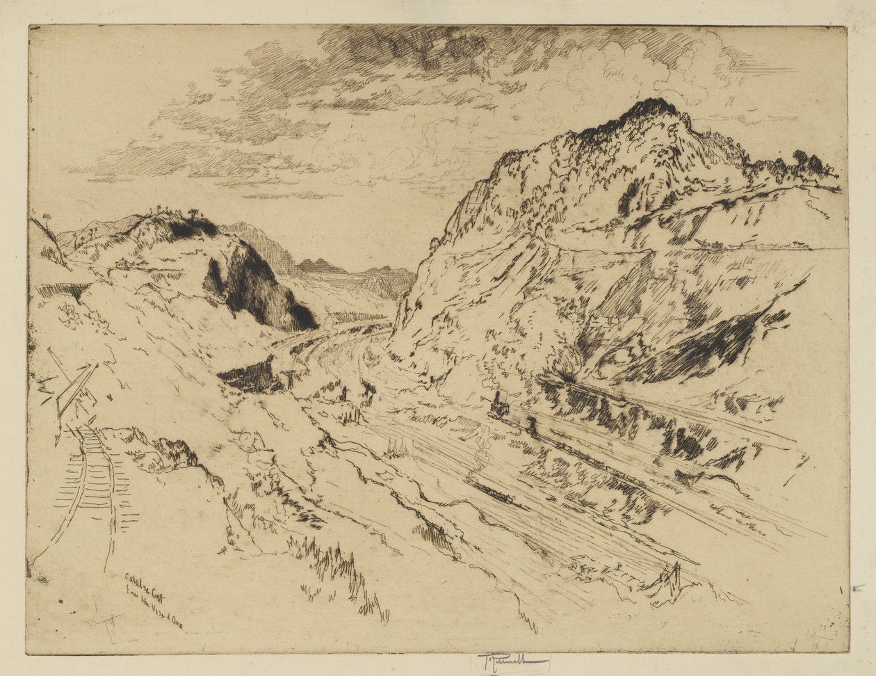 Slangekuttet, Panama av Joseph Pennell