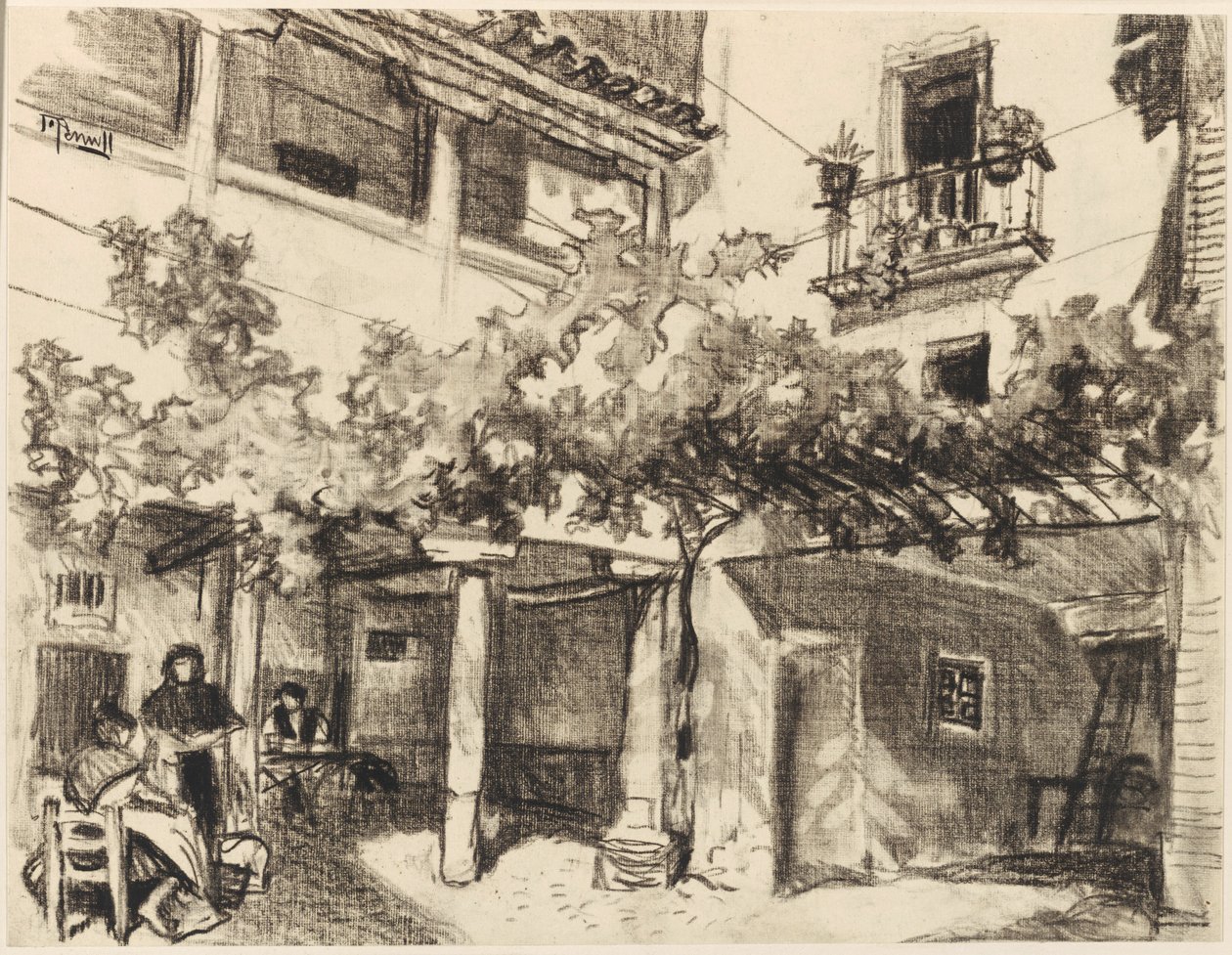 Herlige bilder av hjemmelivet, Alcalá av Joseph Pennell